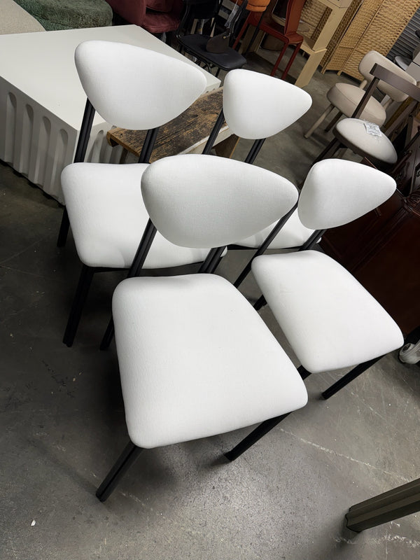 Cooper White Linen Dining Chairs- Set of 6