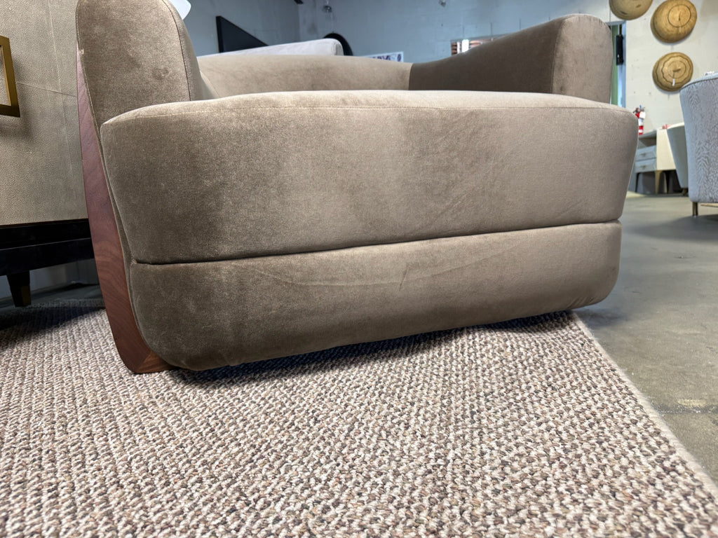 Designer Brand Performance Velvet Accent Chair