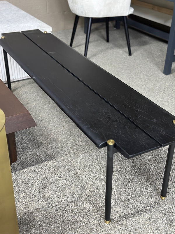 Nuevo black gold bench
