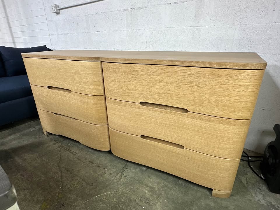 Designer 6 Drawer Solid Wood Dresser