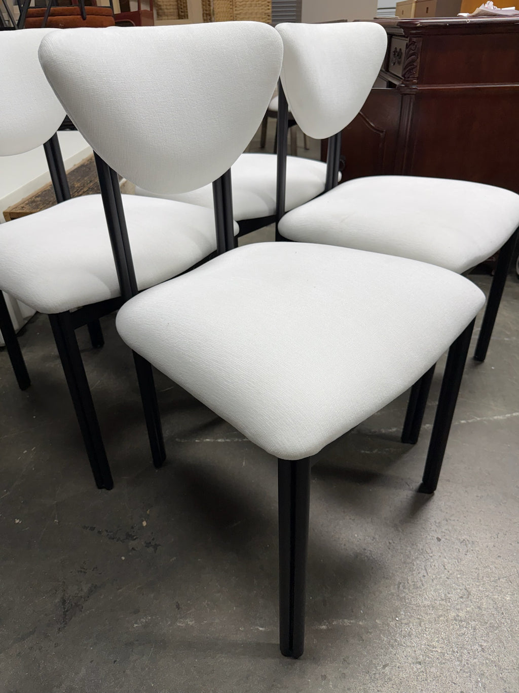 Cooper White Linen Dining Chairs- Set of 6