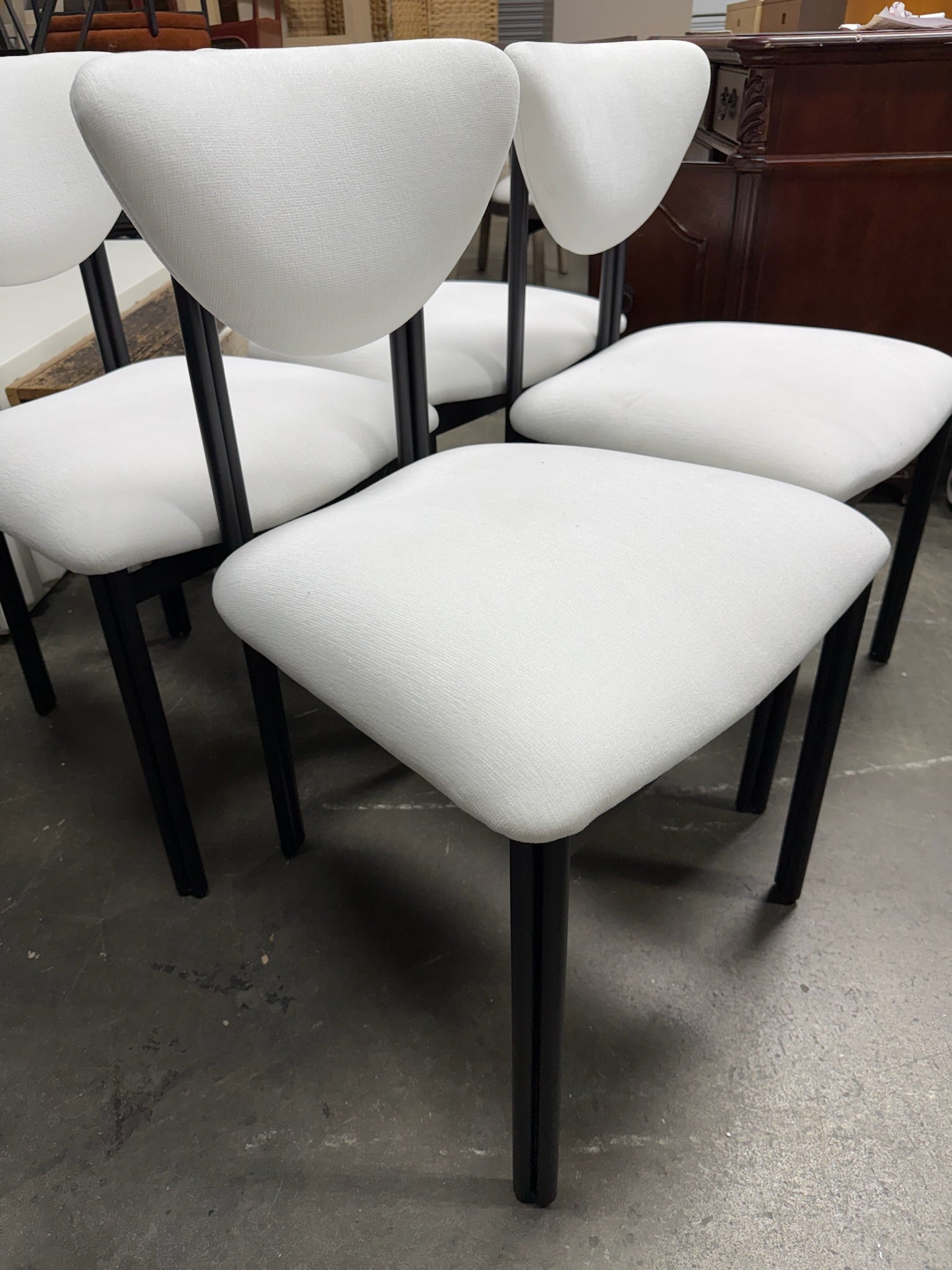 Cooper White Linen Dining Chairs- Set of 6