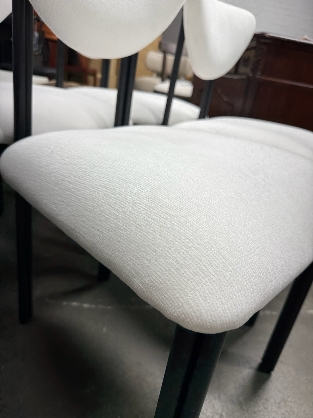 Cooper White Linen Dining Chairs- Set of 6
