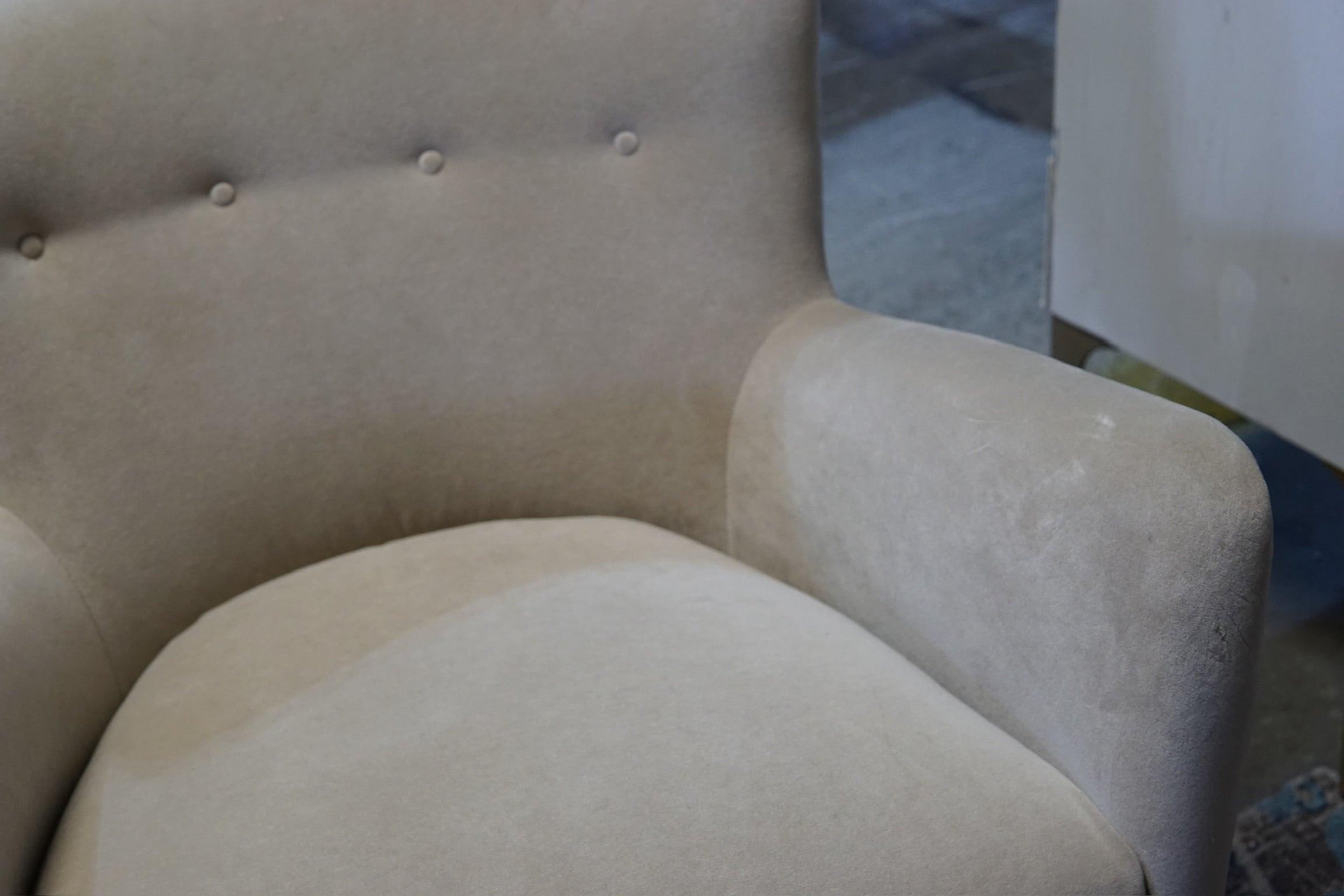 Designer Velvet Accent Chair