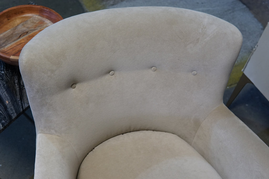 Designer Velvet Accent Chair
