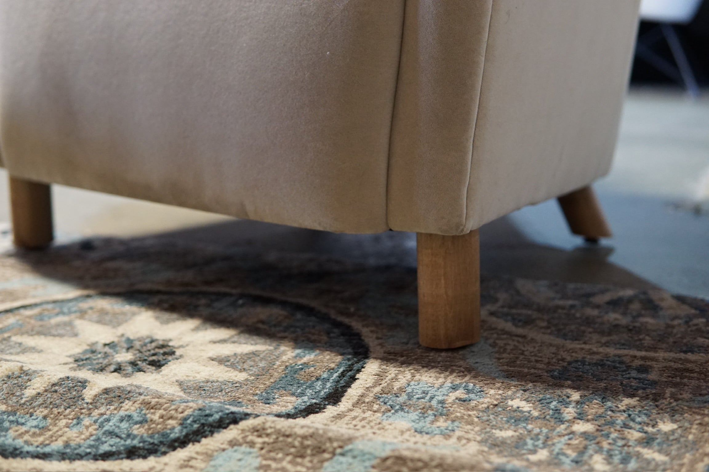 Designer Velvet Accent Chair