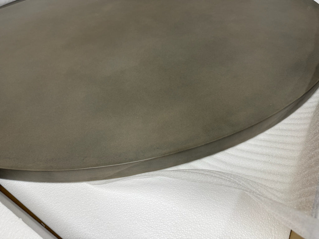 Four Hands Bowman Outdoor Dining Table 60" Grey Concrete