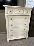 American Woodcrafters Sedona Chest in Cobblestone White