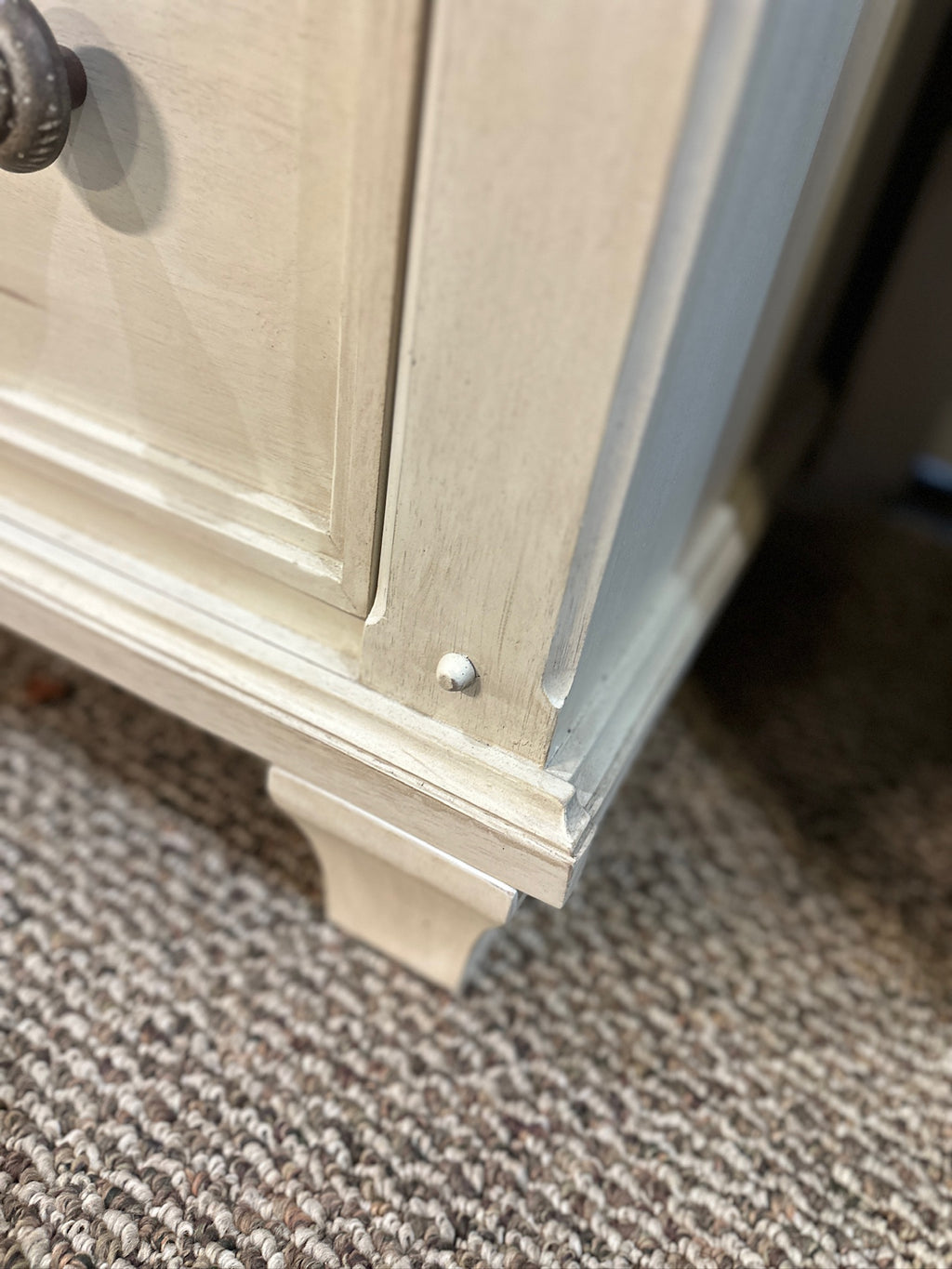 American Woodcrafters Sedona Chest in Cobblestone White
