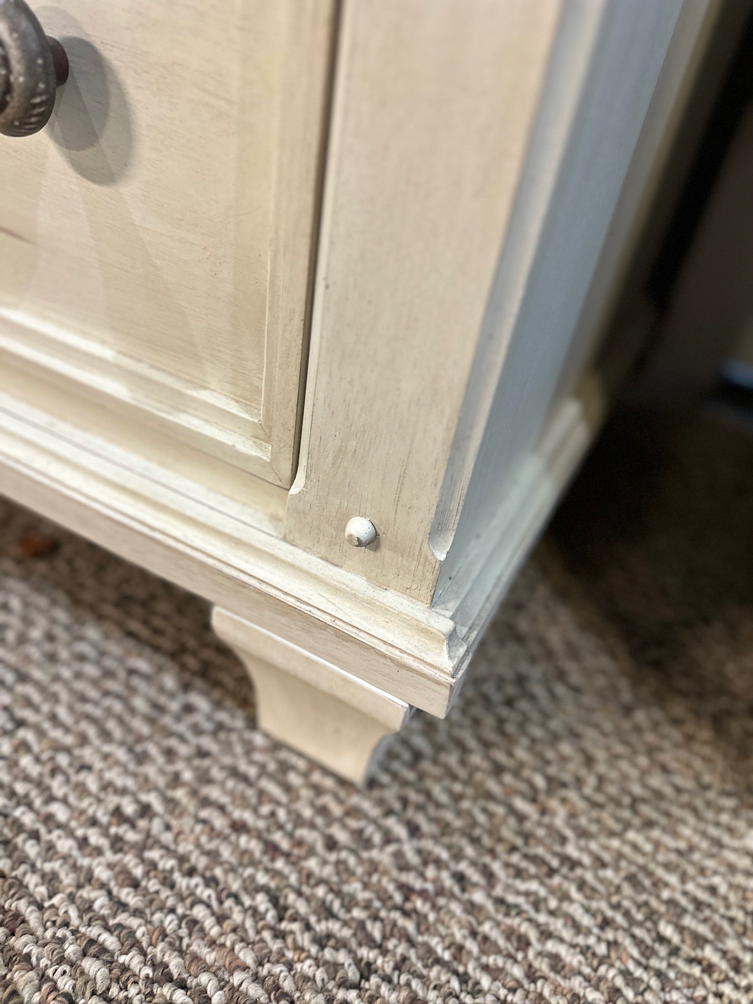 American Woodcrafters Sedona Chest in Cobblestone White