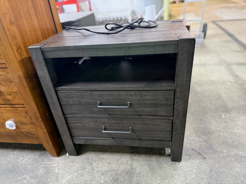 Aspenhome 2-drawer Nightstand with outlets