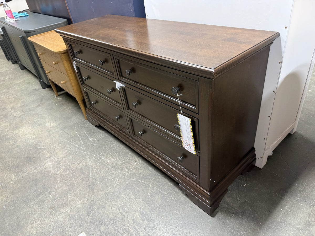 Brown 6-drawer Dresser